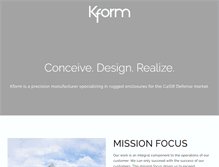 Tablet Screenshot of kform.com